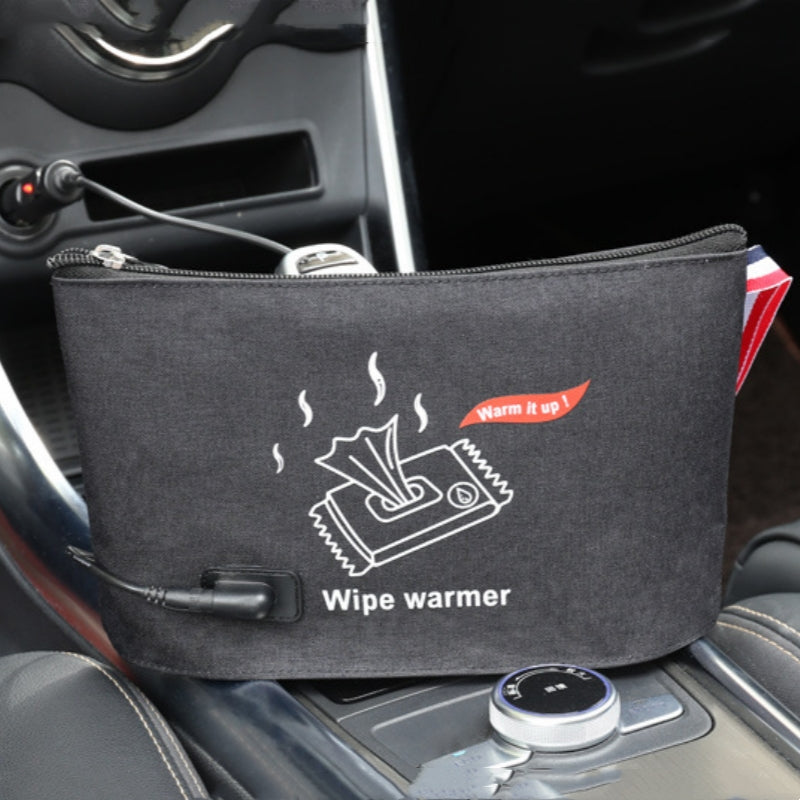 Portable Baby Wipe Warmer Bag USB Included