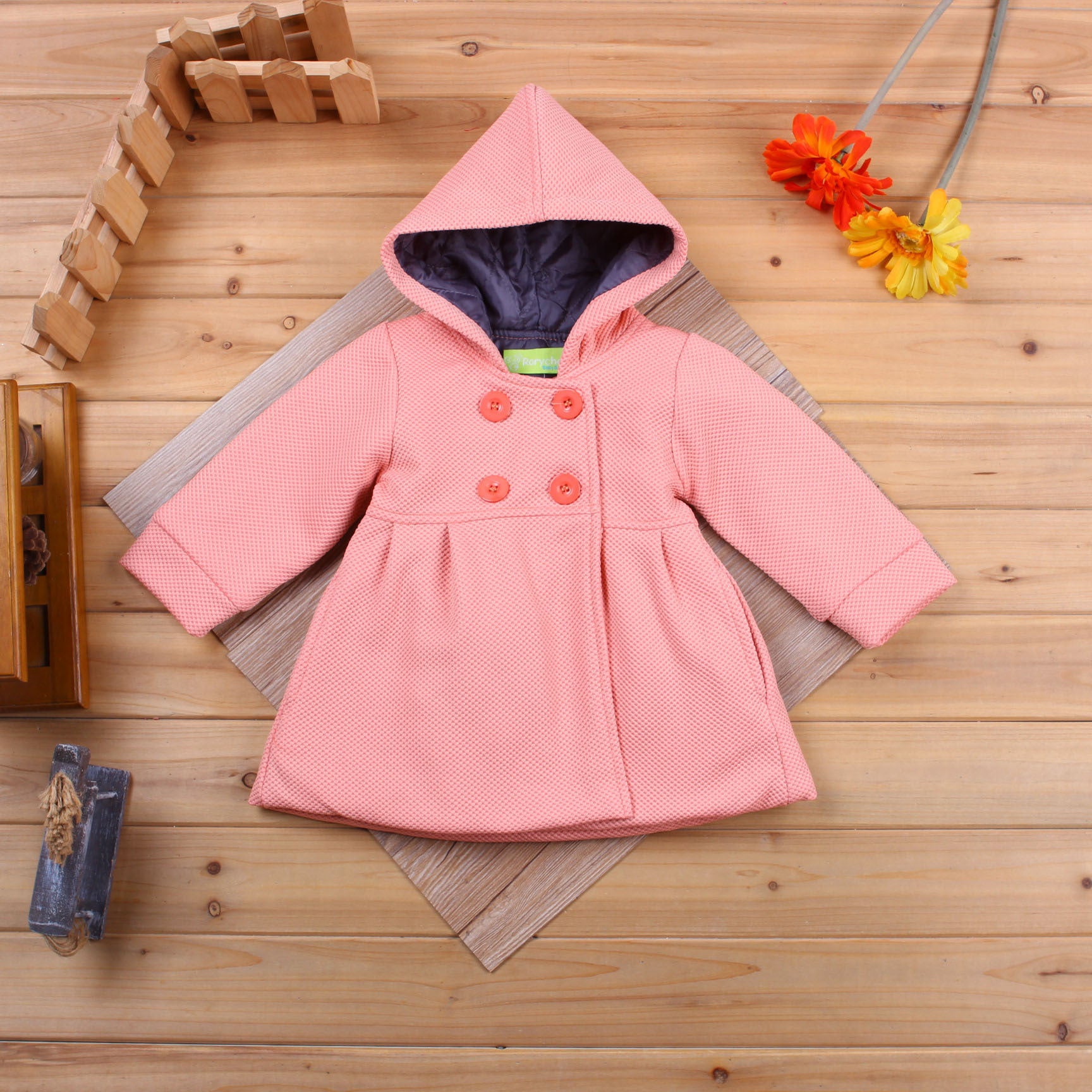 Baby Girl Winter Peacoat