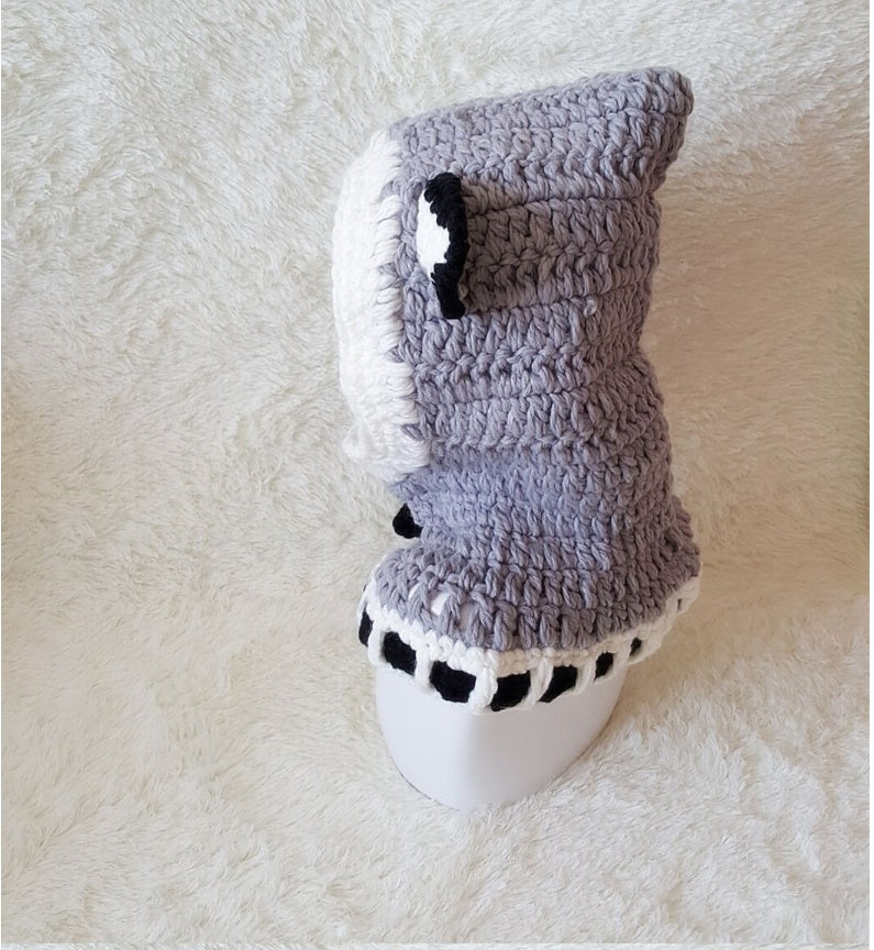 Children's Wool Hand-knitted Winter Hat