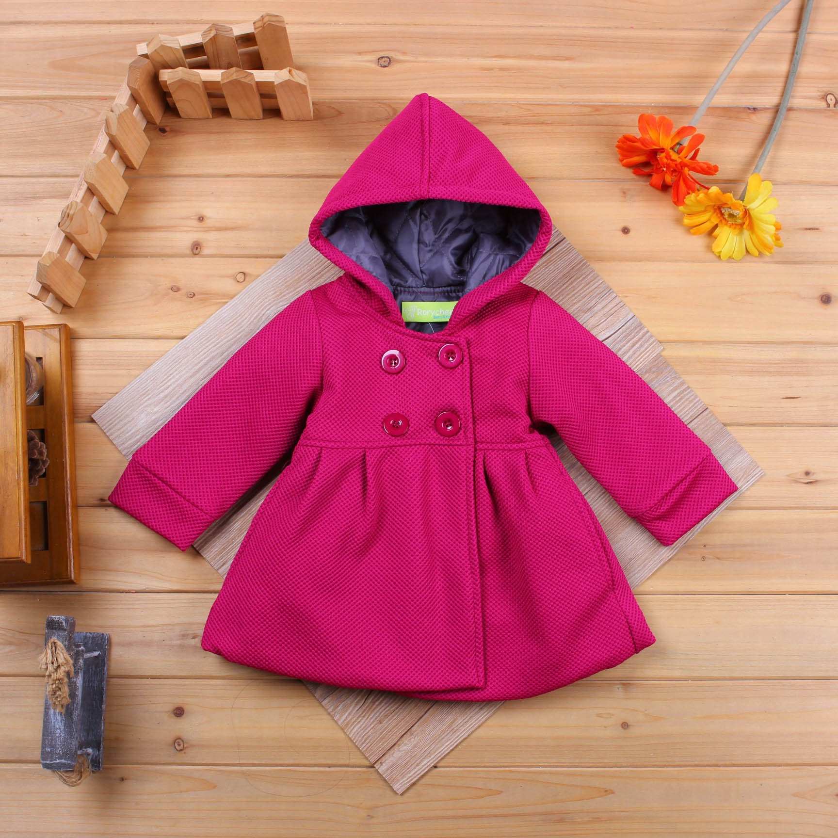 Baby Girl Winter Peacoat