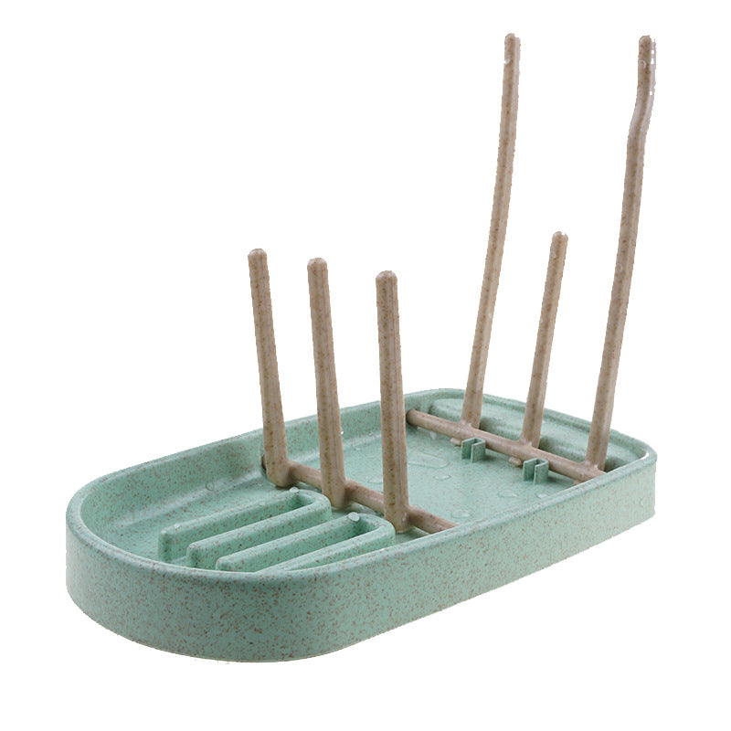 Standing Baby Bottle Drying Rack With Drain