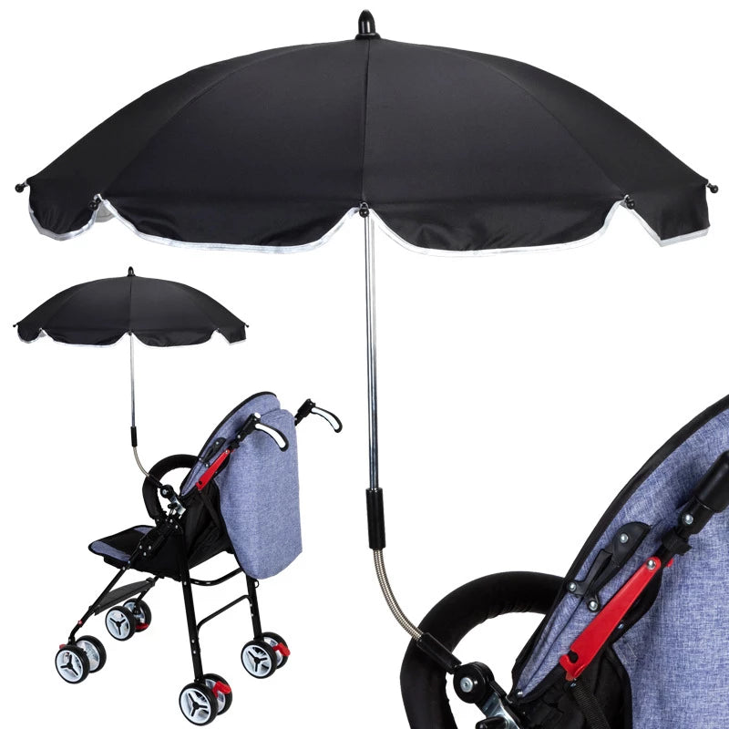 360 Degrees Pram Umbrella For Baby Stroller