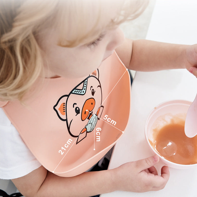 Waterproof Silicone Baby Saliva Proof Baby Bib