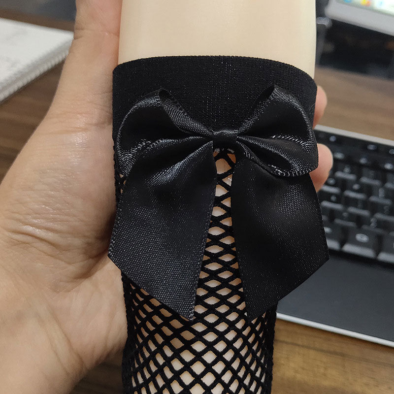 Girls Bowknot Breathable Cotton Socks 1-5 Years Old