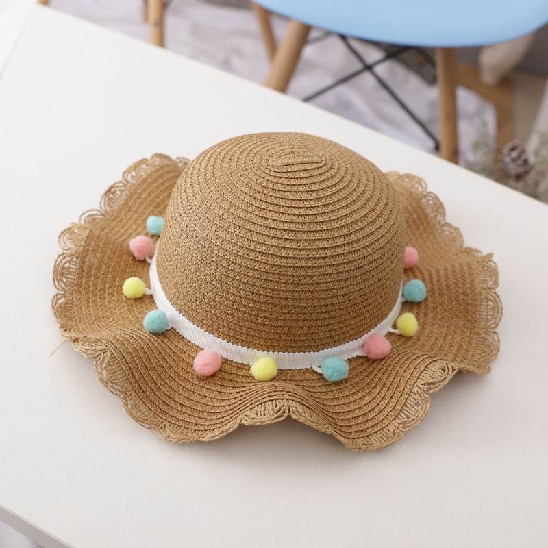 Girls Sun Straw Hat