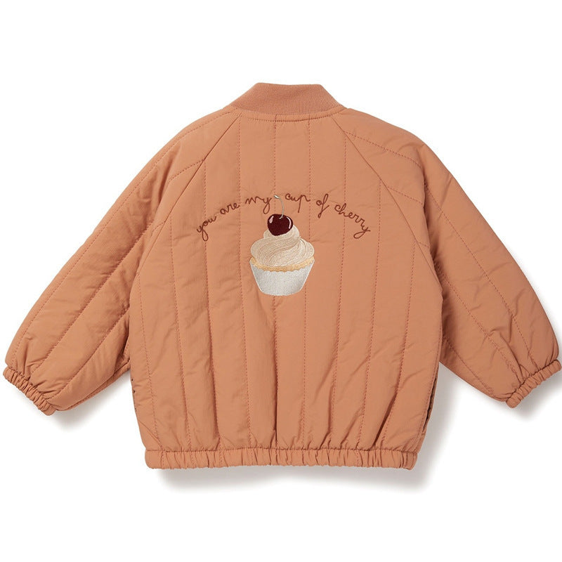 Plush Cotton Designed Winter Coat