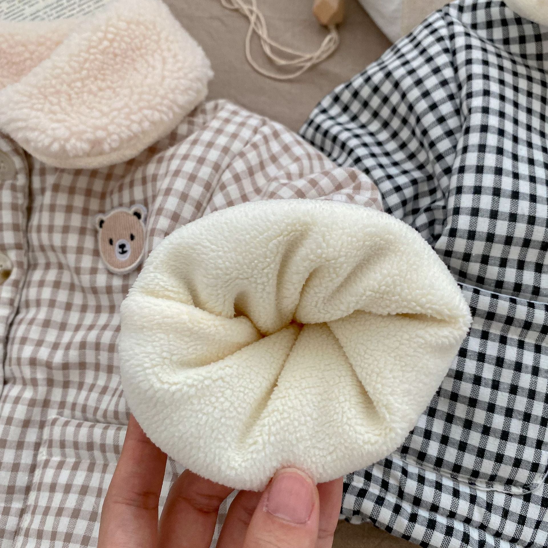 Baby Plaid Winter Coat