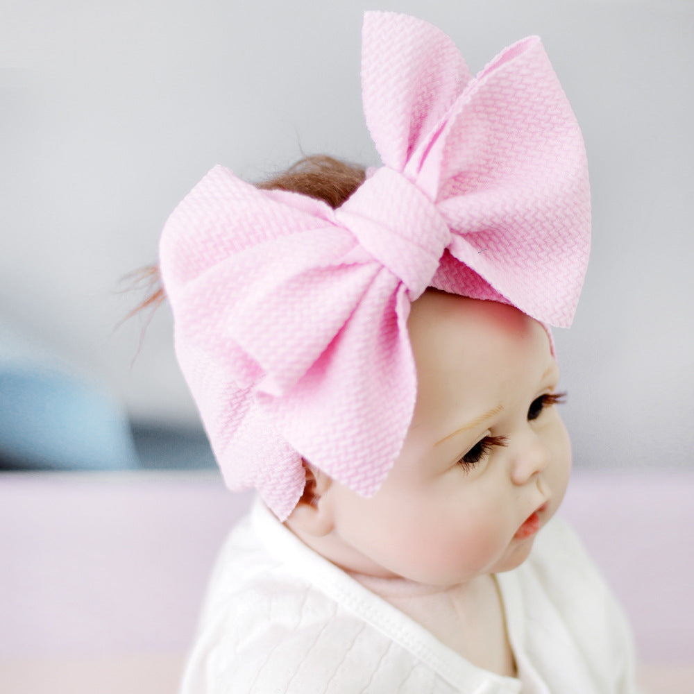 New-born Baby Colored Bow Headband