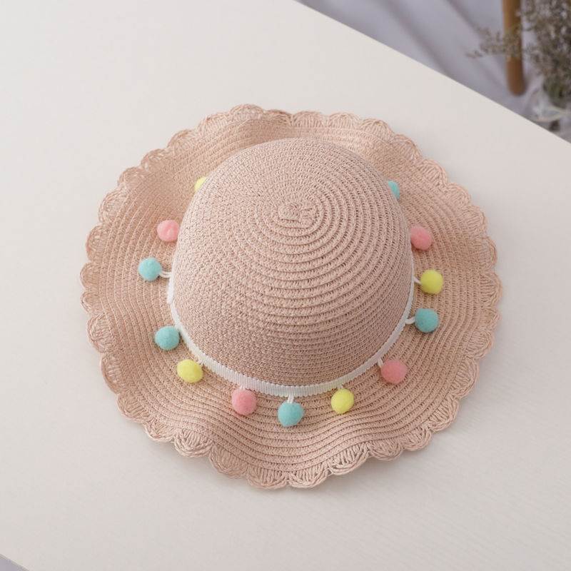 Girls Sun Straw Hat