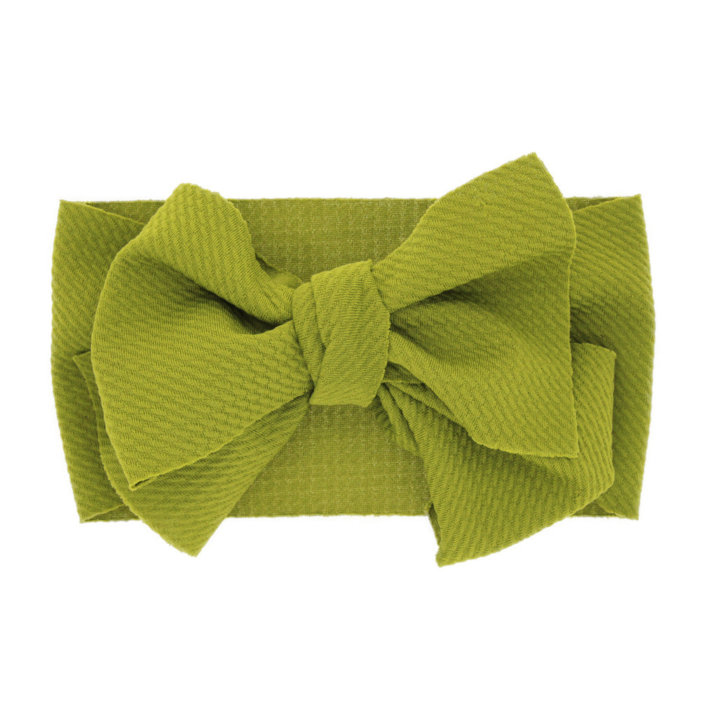 New-born Baby Colored Bow Headband