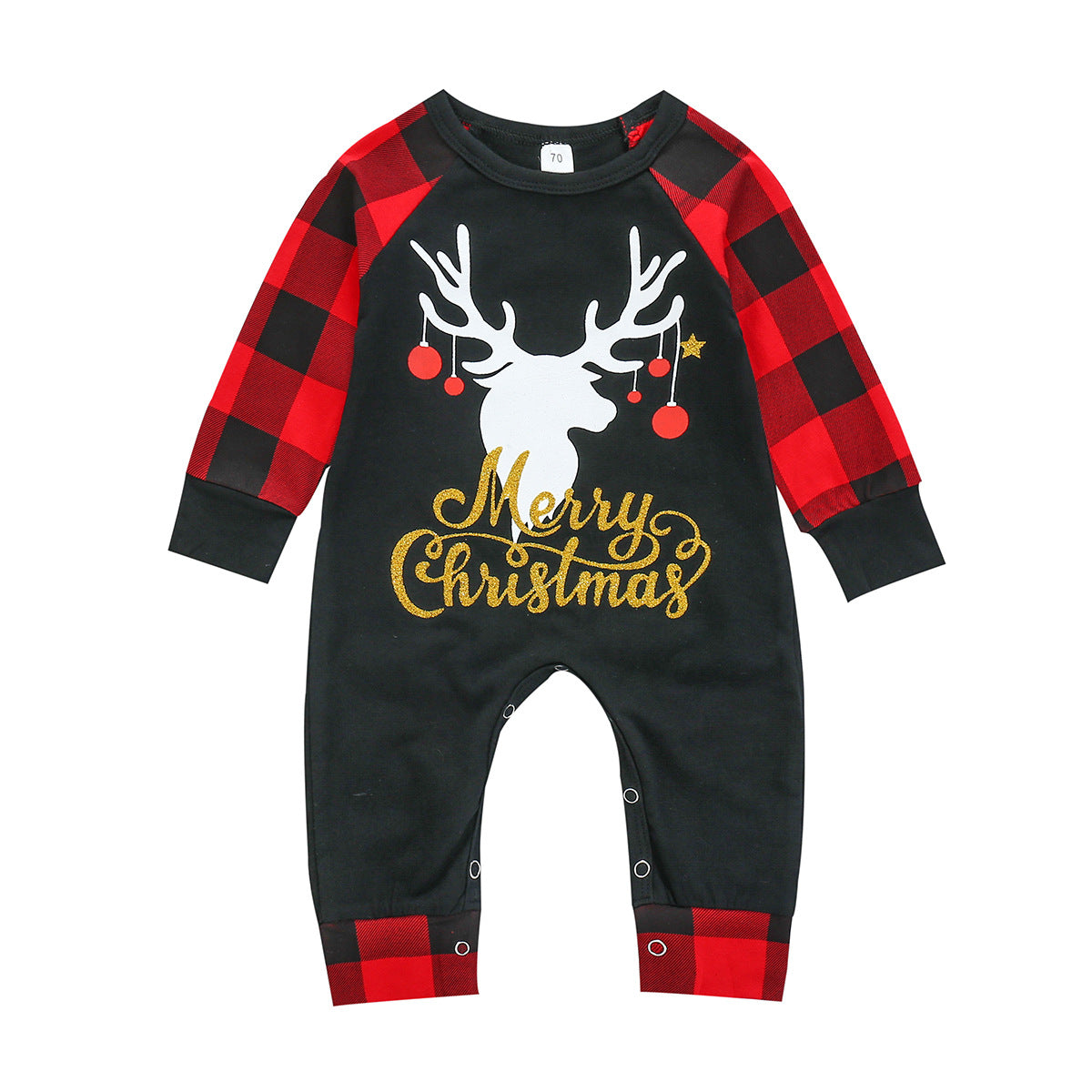 Children's Christmas Long Sleeve Romper