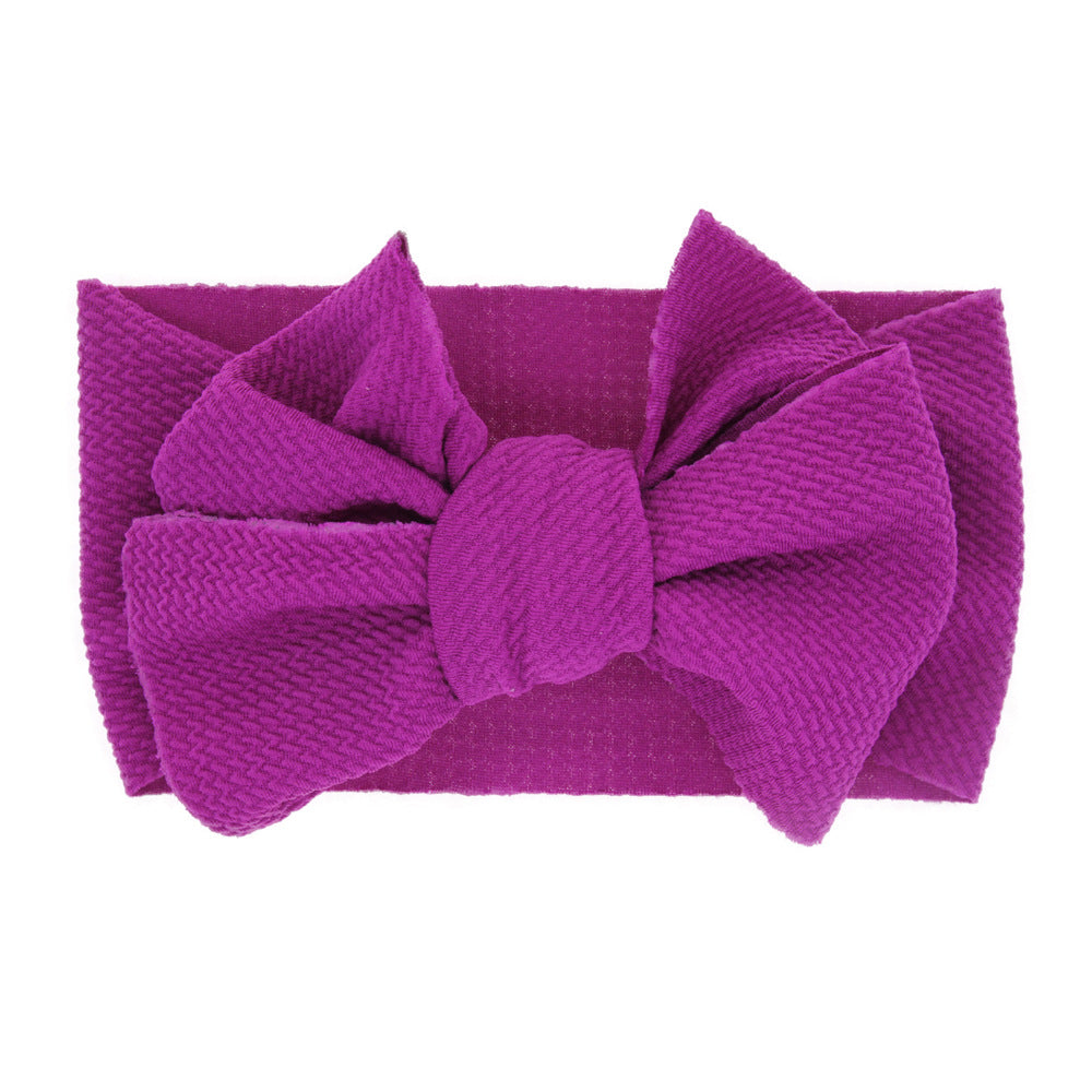 New-born Baby Colored Bow Headband