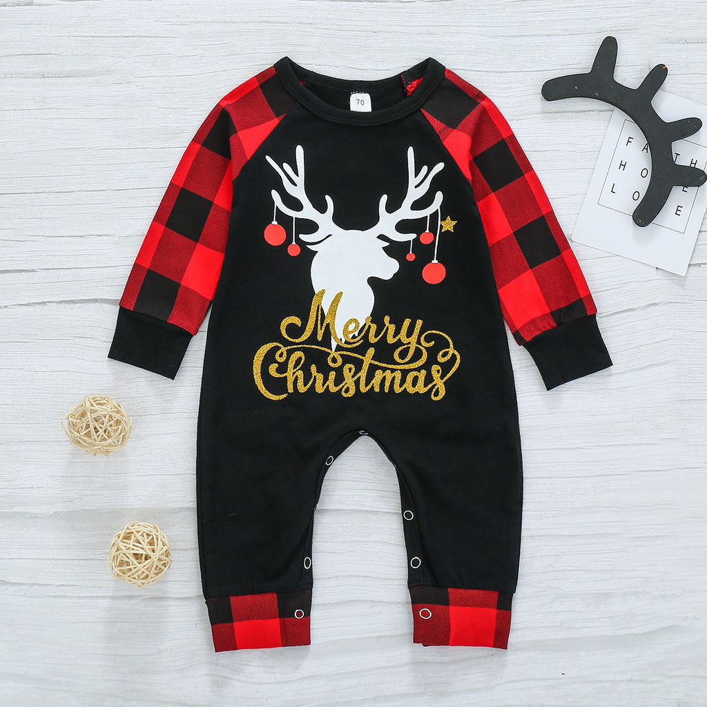 Children's Christmas Long Sleeve Romper