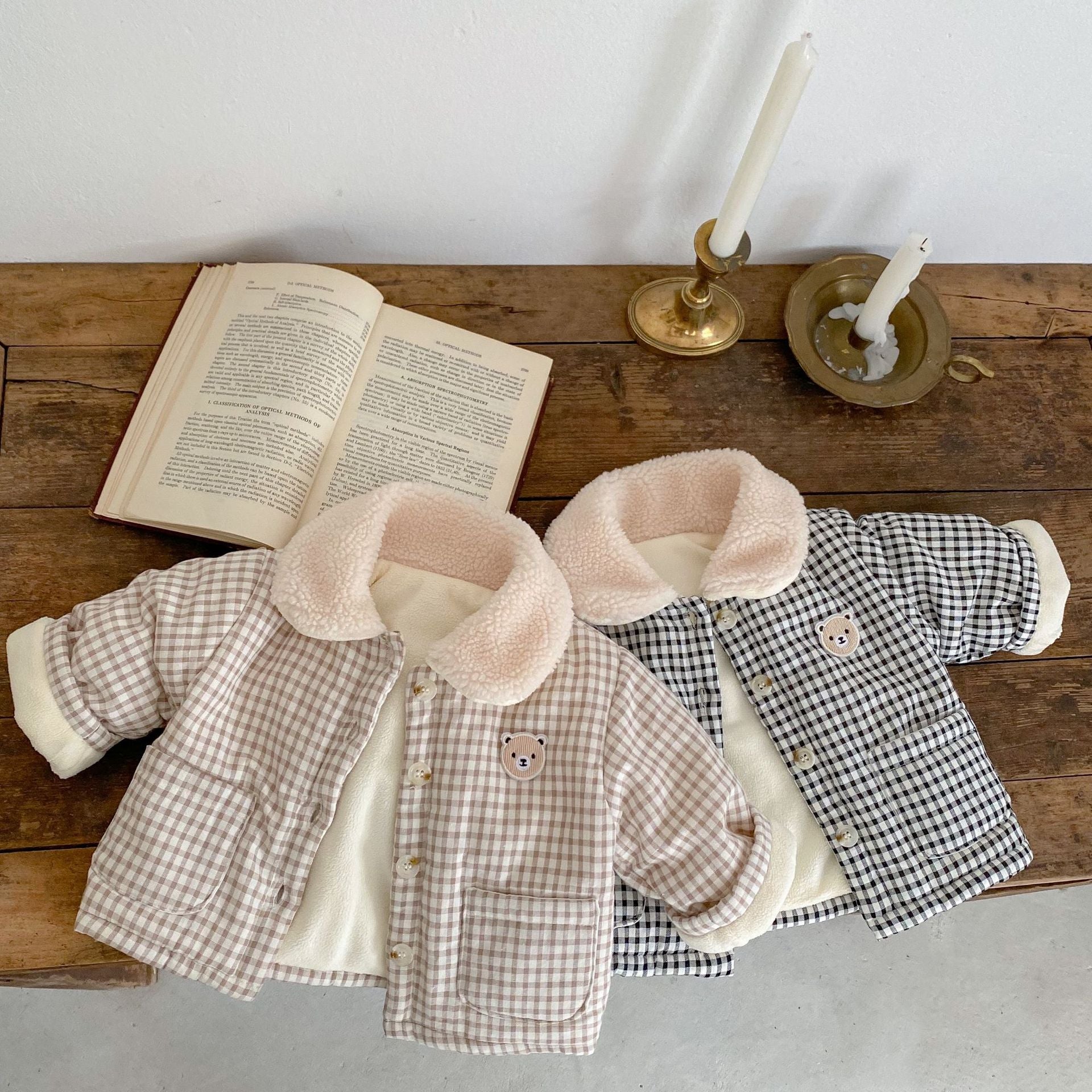 Baby Plaid Winter Coat