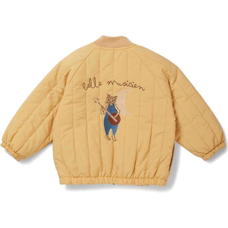 Plush Cotton Designed Winter Coat