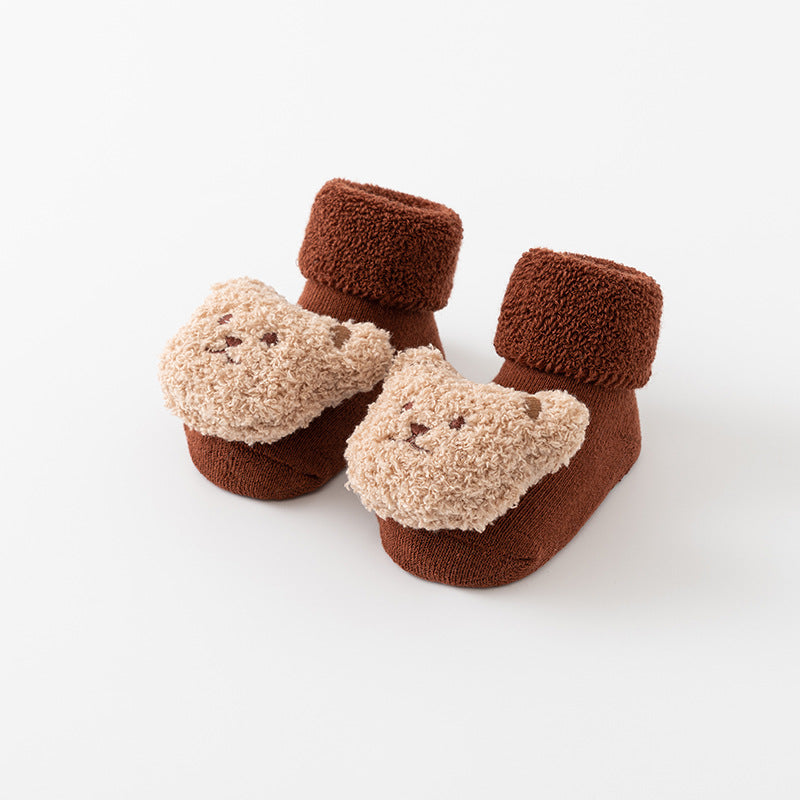 Teddy Bear Baby Non Slip Shoe Socks