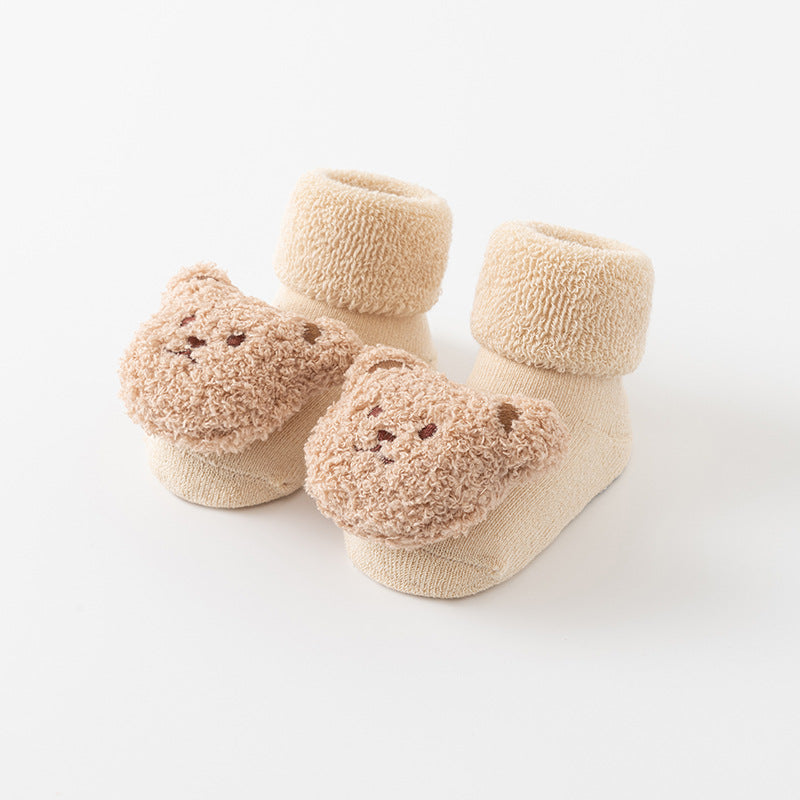 Teddy Bear Baby Non Slip Shoe Socks