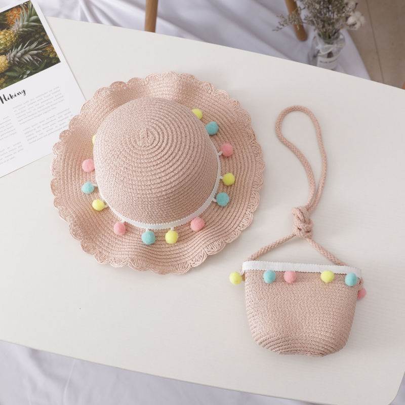 Girls Sun Straw Hat