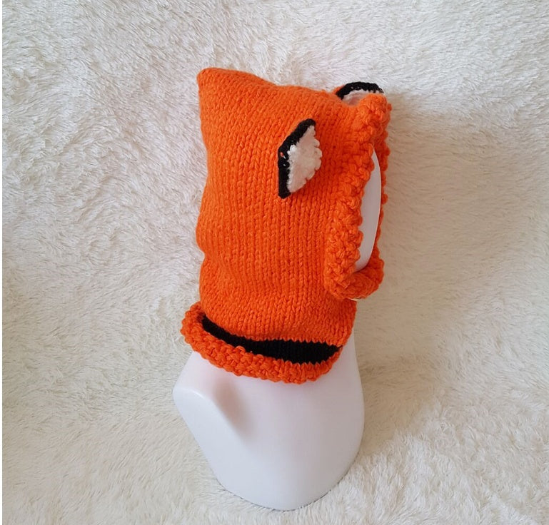 Children's Wool Hand-knitted Winter Hat