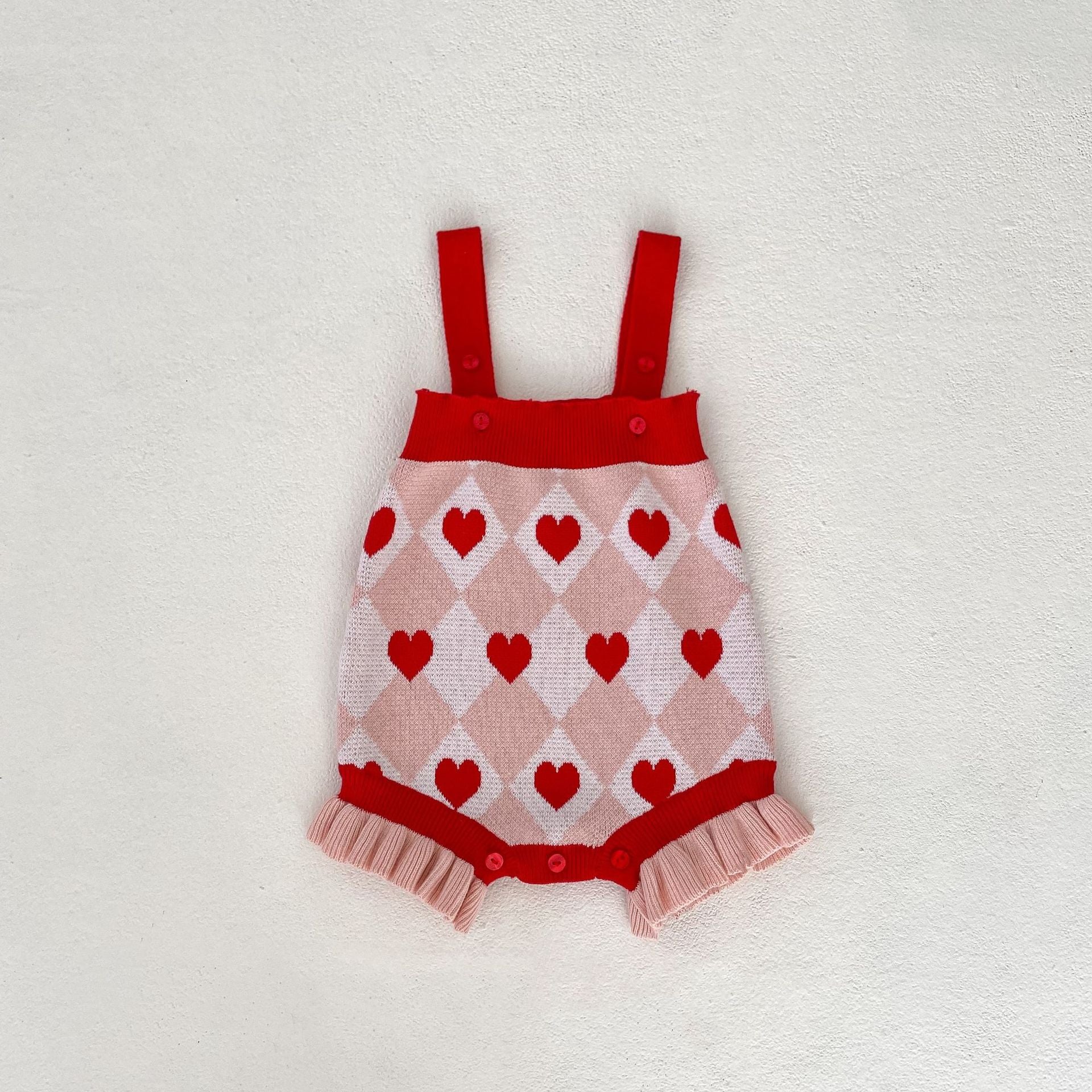 Autumn Baby Girl Heart-shape Knitted 2 Piece