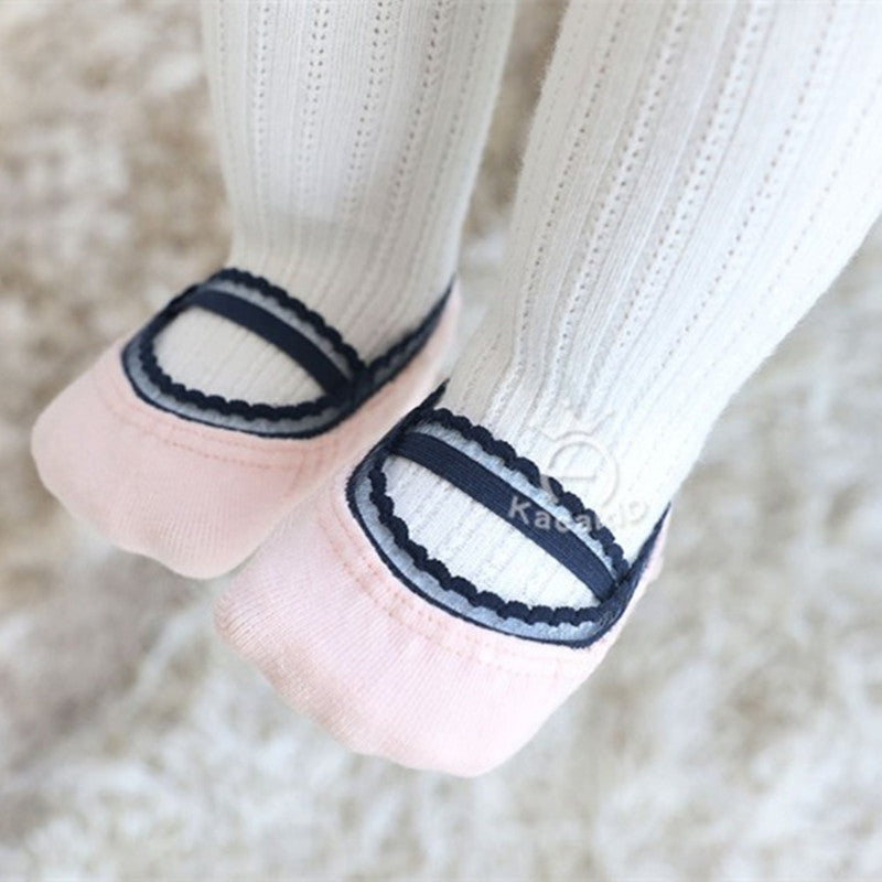 Girls Shallow Lace Boat Socks