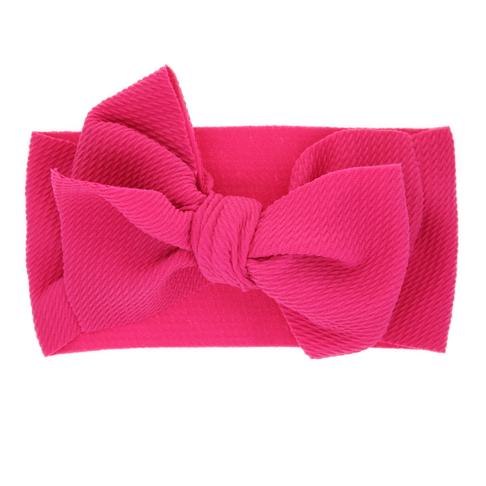 New-born Baby Colored Bow Headband