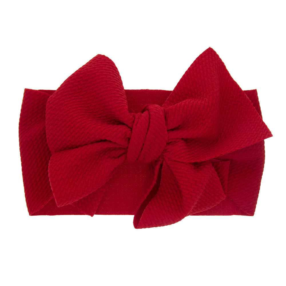 New-born Baby Colored Bow Headband