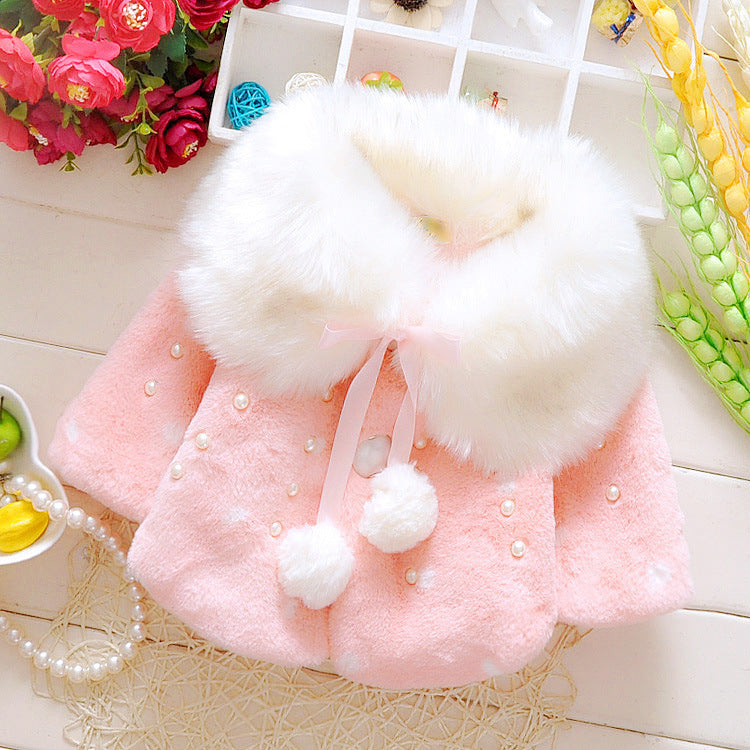 NEW Infant Baby Faux Fur Winter Coat