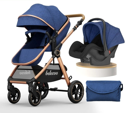 Kinderwagen Luxury Baby Stroller Pram 3 in 1 With Car Seat Poussette