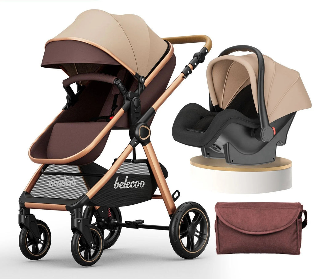 Kinderwagen Luxury Baby Stroller Pram 3 in 1 With Car Seat Poussette