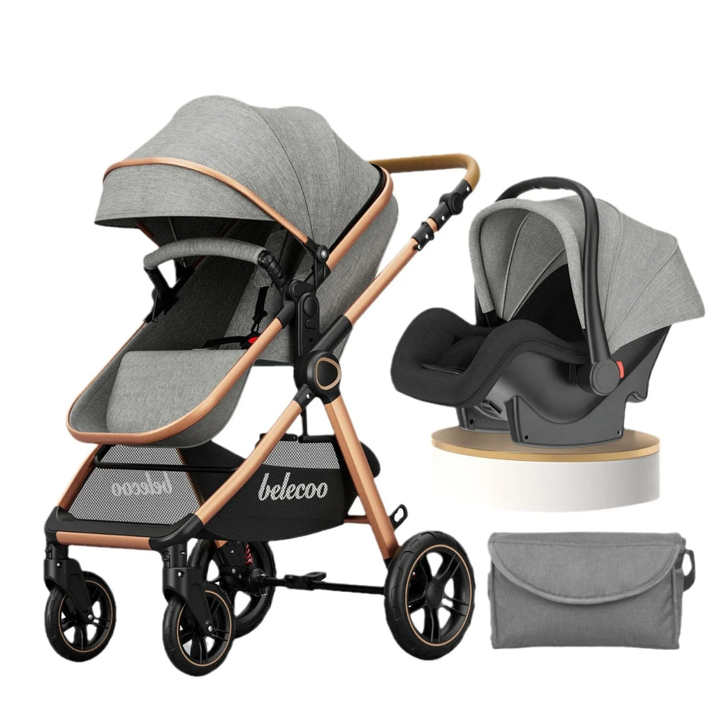 Kinderwagen Luxury Baby Stroller Pram 3 in 1 With Car Seat Poussette