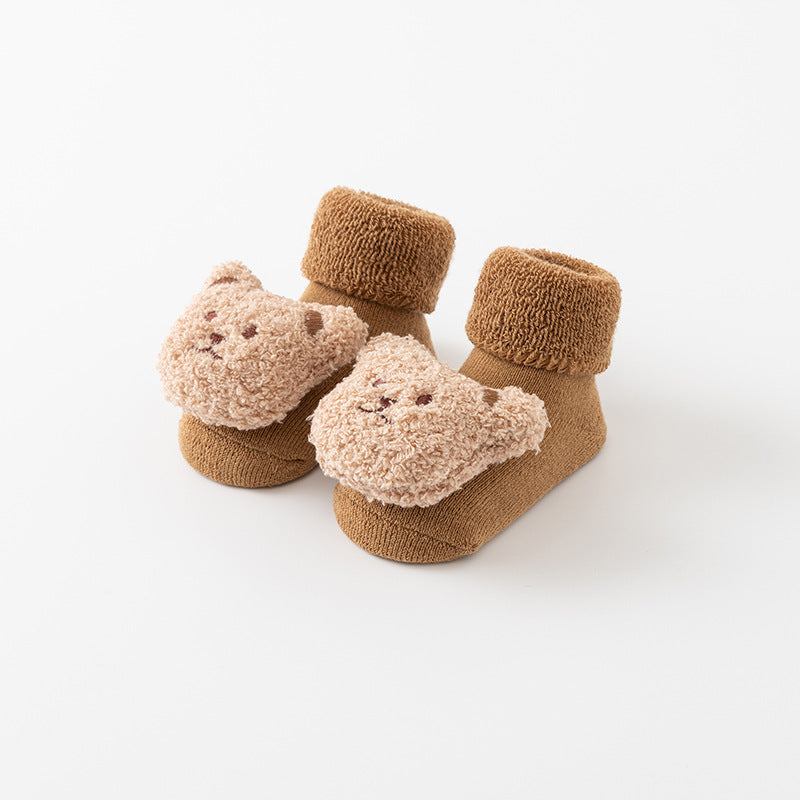 Teddy Bear Baby Non Slip Shoe Socks