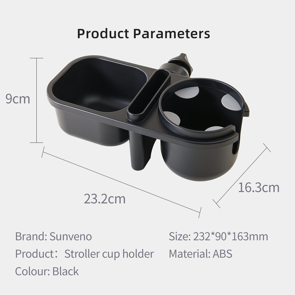 Baby Stroller Cup Holder 3 in 1