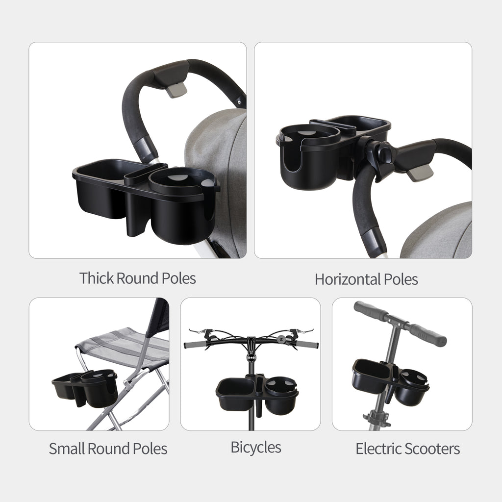 Baby Stroller Cup Holder 3 in 1