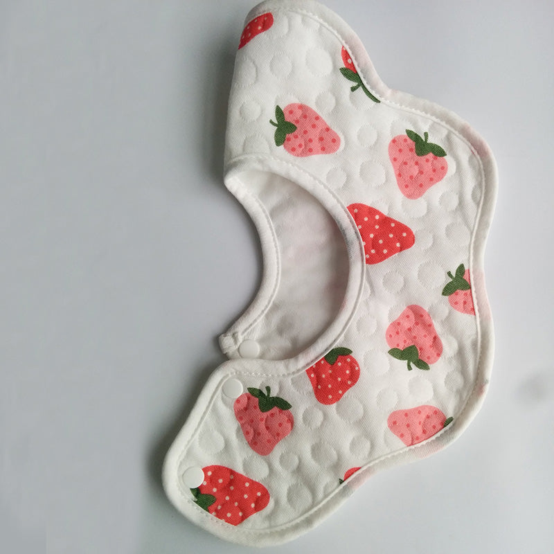 Baby Petal Waterproof Bib Saliva Towel Soft Cotton