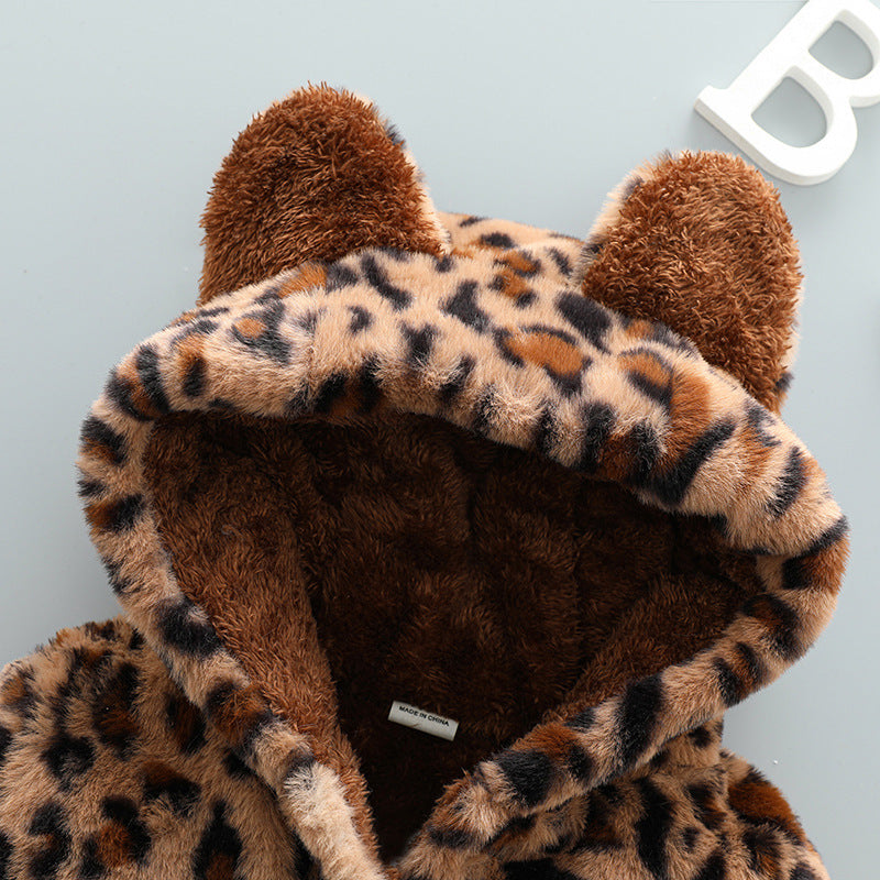Baby Girls' Cheetah Coat