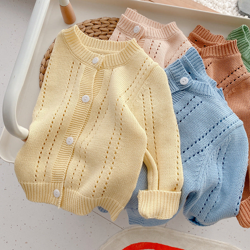 Knitted Cardigan Sweater For Kids