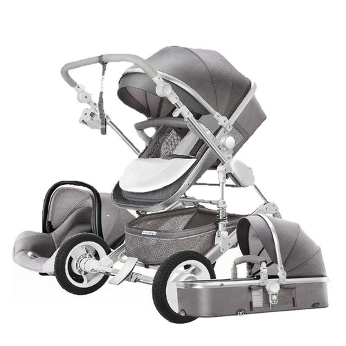 Foldable Luxury Baby Stroller 3 in 1
